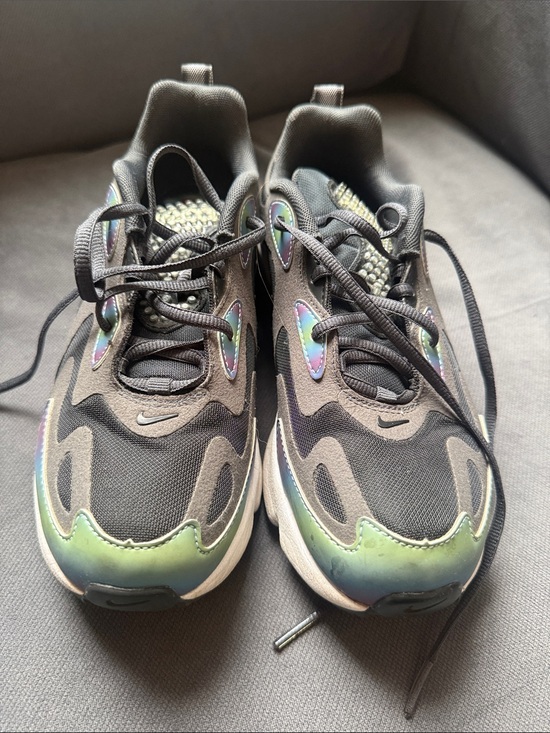 Nike Other - Nike Kids Black Sneakers with Iridescent Accents